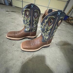 Men's Twisted X Square Toe Boots